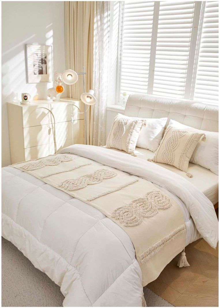 Set Piecera Boho 70 X 210 + 2 fundas de cojin mod05-0