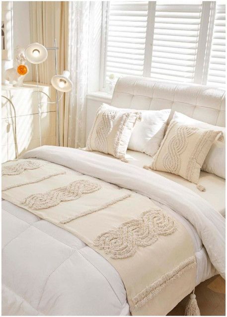 Set Piecera Boho 70 X 210 + 2 fundas de cojin mod05-2