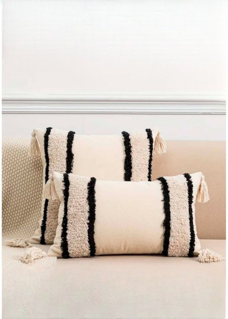 Pack de 02 Fundas De Cojin Diseño Boho 45x45 Cm mod15-2