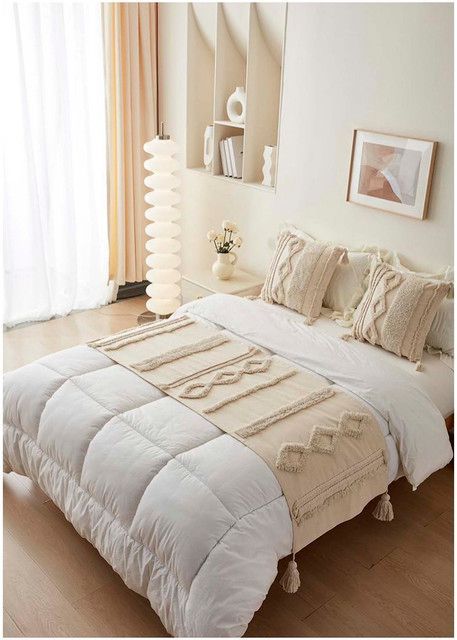 Set Piecera Boho 70 X 210 + 2 fundas de cojin mod02-1