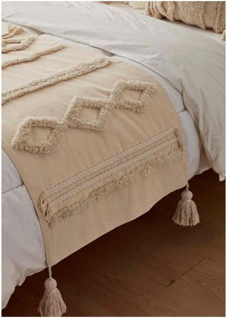 Set Piecera Boho 70 X 210 + 2 fundas de cojin mod02-2