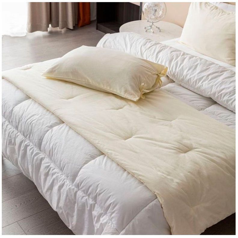 Set Piecera de Lino Beige 80 X 210 +2 fundas-0