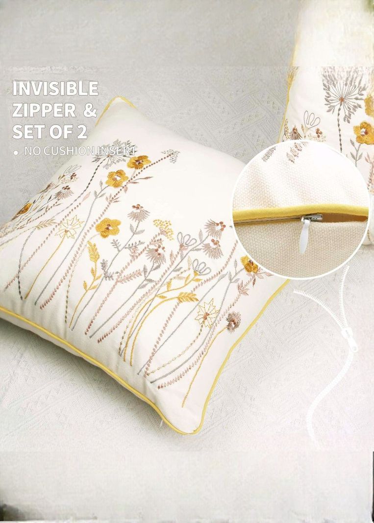 Pack de 02 Fundas De Cojin Diseño Boho 45x45 Cm mod14-3