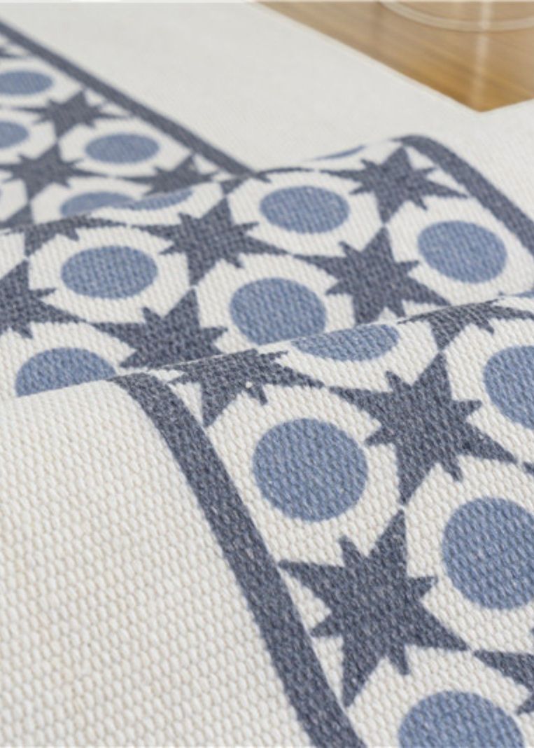 Camino de mesa 35x180cm + Individuales Set de 7 piezas mod03-4