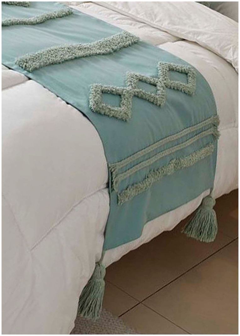 Set Piecera Boho 70 X 210 + 2 fundas de cojin mod07-1