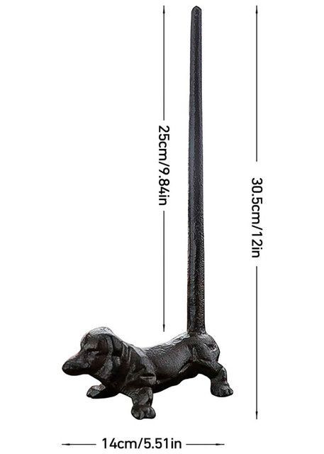 Porta Nova De Hierro Fundido Dog-3