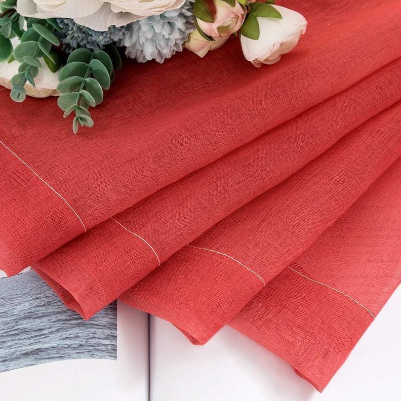 Pack de Visillo degrade 140x220 cm Burdeo-2