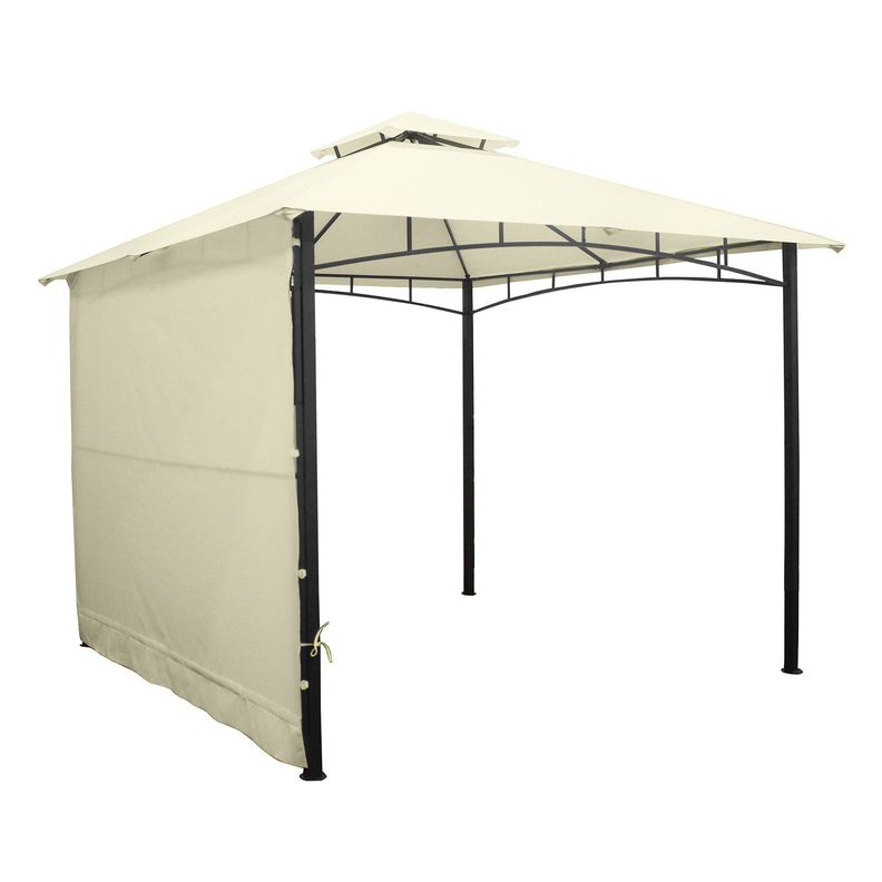 Pergola con Lateral 3x3mt Marfil