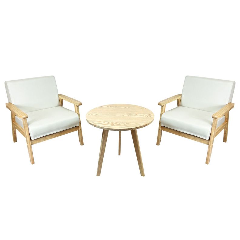 Set Poltronas + Mesa Nature Marfil-0
