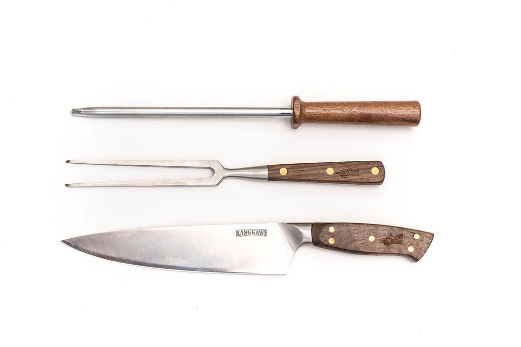 TRILOGIA EN CUERO: PINCHO PRO + CUCHILLO CATEMU + ASTIL-2