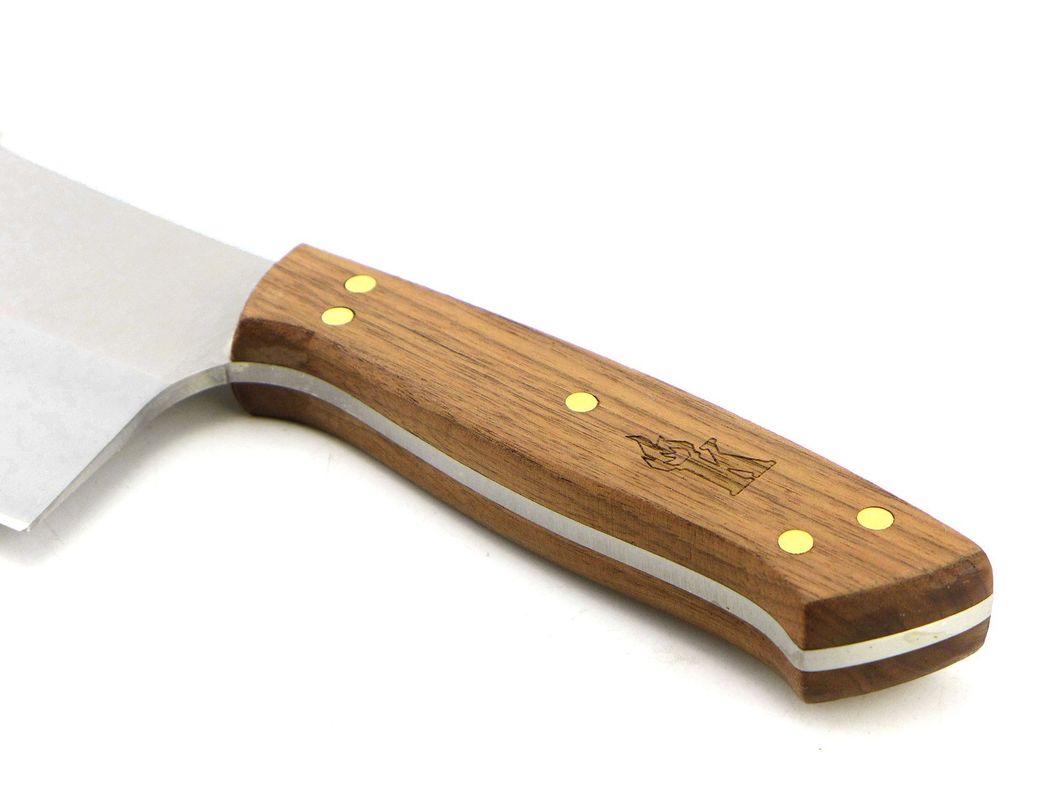 MACHETE 8" PARRILLERO RIÑIHUE CON FUNDA DE CUERO CAFÉ-2