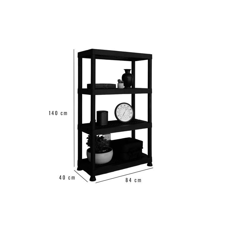 Estante plastico X-TREME 4 repisas 84x40x140cm-5