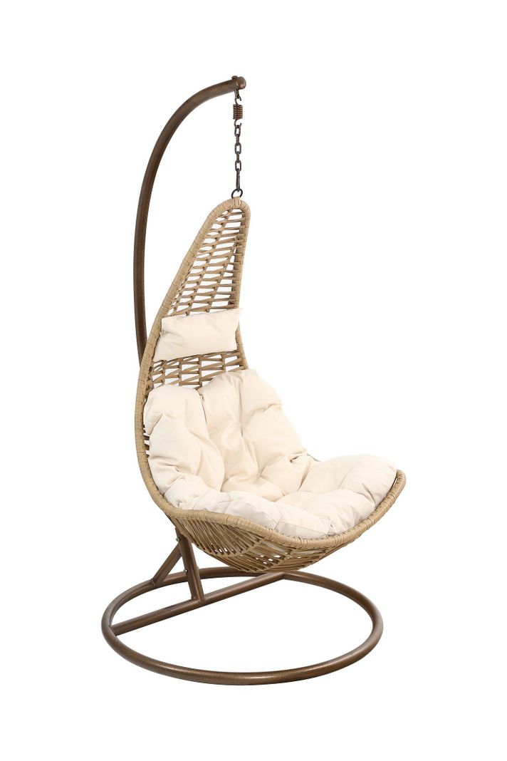 Silla Colgante Terra Cojin Marfil-0