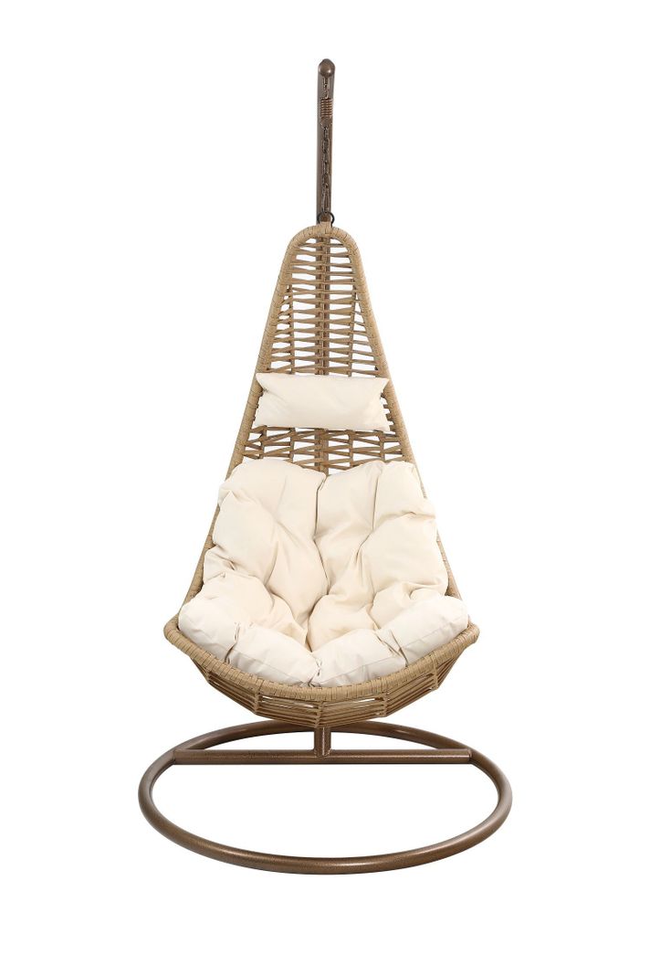 Silla Colgante Terra Cojin Marfil-1