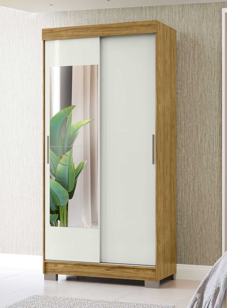 Closet 2 Puertas Corredera Lumière 190 X 91,7 X 46,5 Marroco O... a $139.990