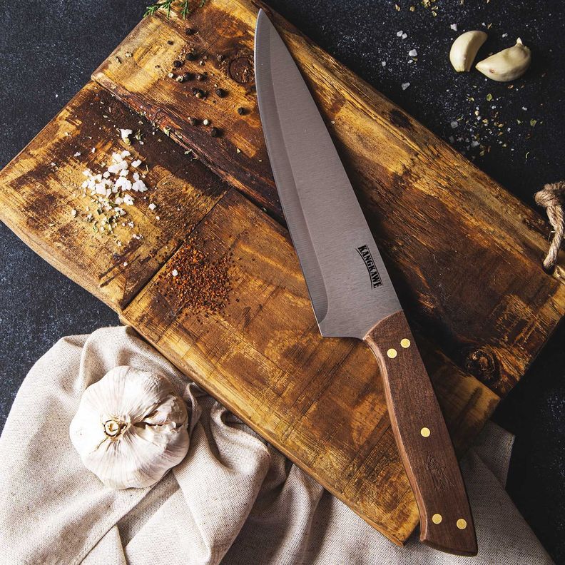 CUCHILLO 8" PARRILLERO CON FUNDA DE CUERO CAFÉ-3