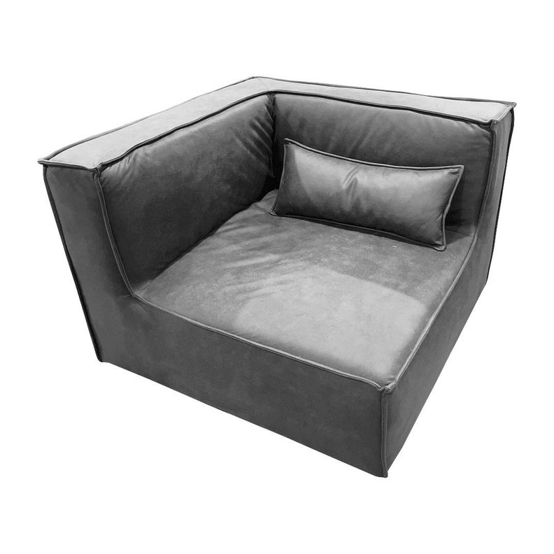 Sofá Modular Sídney Gris 5 Cuerpos-2