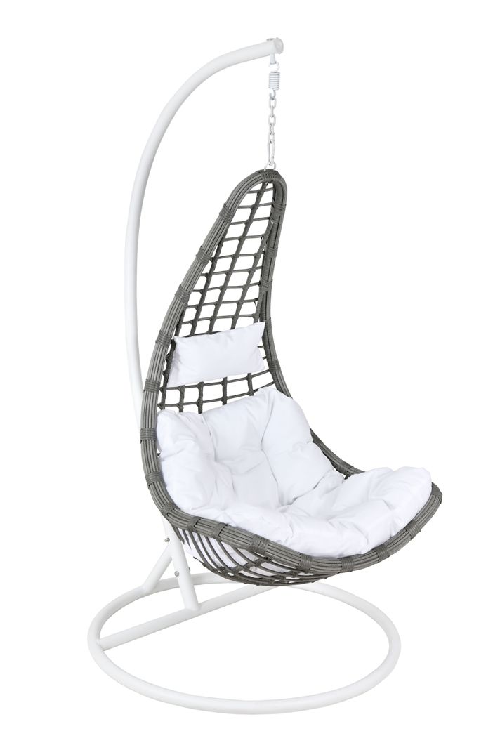 Silla Colgante Amanda Cojin Blanco-0