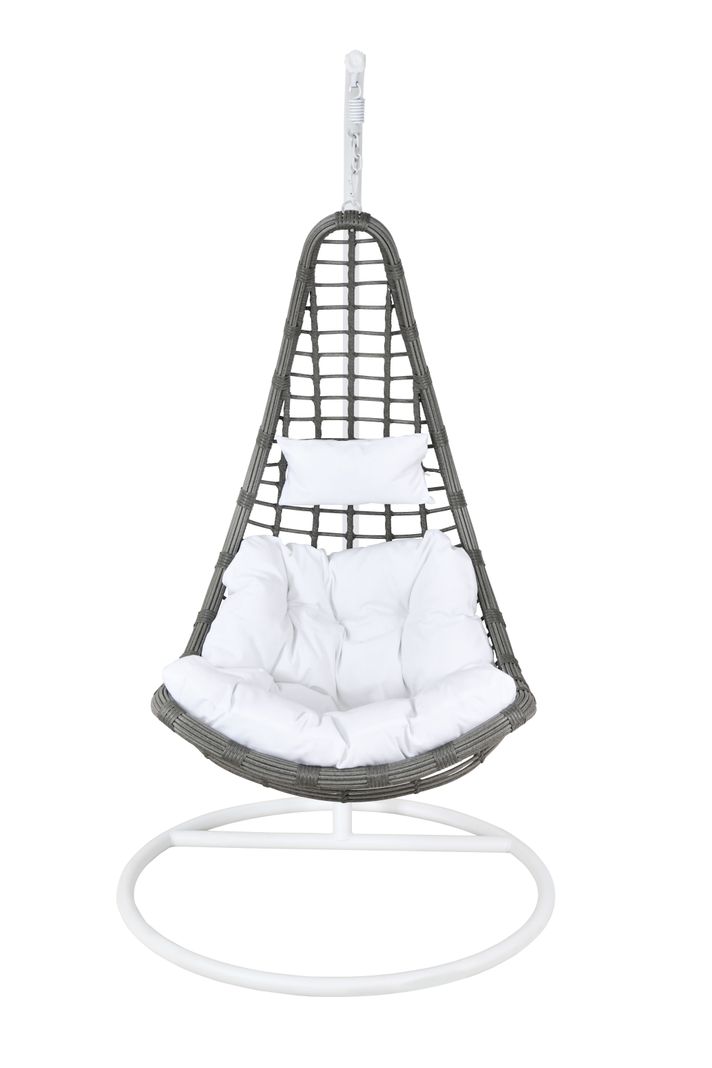 Silla Colgante Amanda Cojin Blanco-1