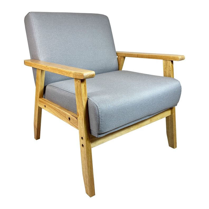 Set Poltronas + Mesa Nature Gris-1