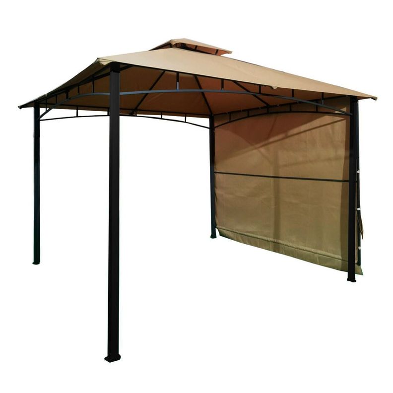 Pergola con Lateral 3x3mt Cafe