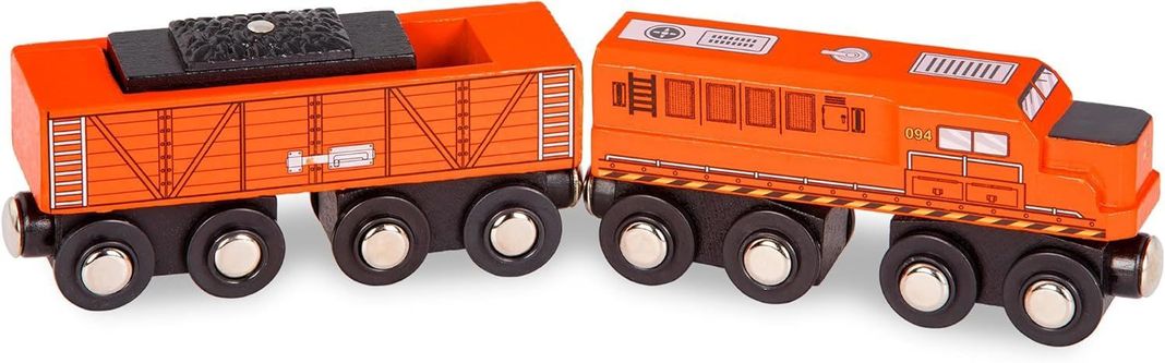 Trenes y vagones de madera-2