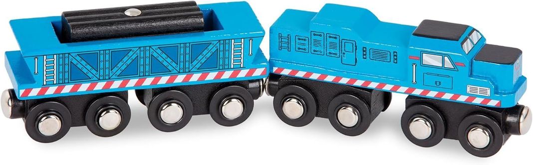 Trenes y vagones de madera-4