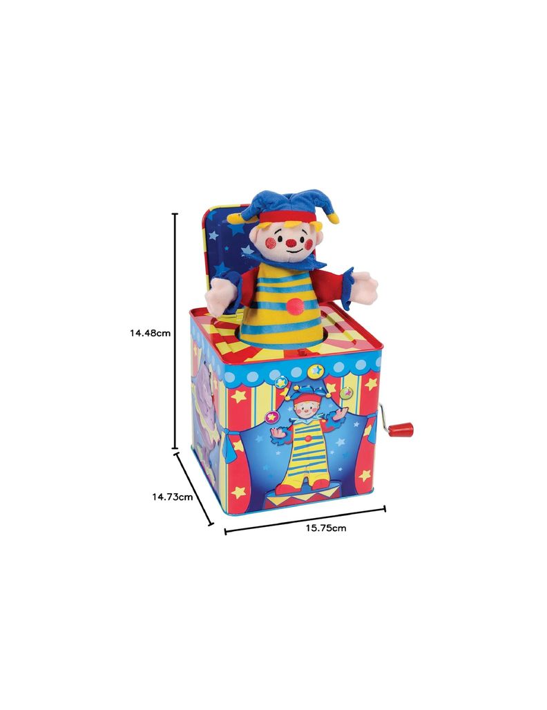 Caja musical - Payaso de circo-3