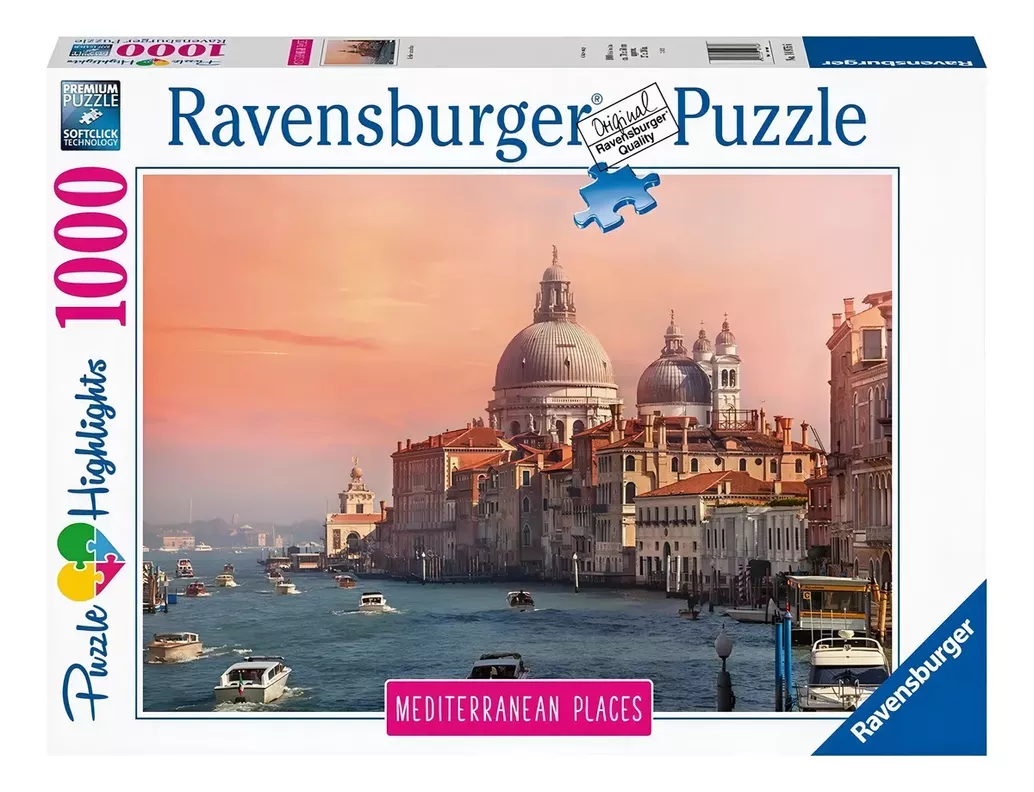 Puzzle Italia mediterránea - 1000 piezas-0