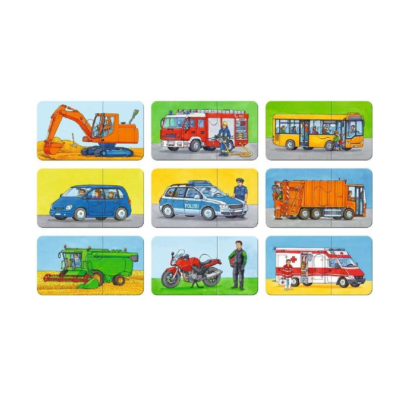 Mi primer puzzle - Vehículos de emergencia-4