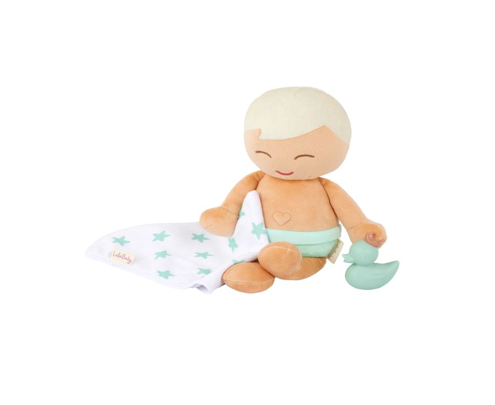 Peluche de baño niño con accesorio-2
