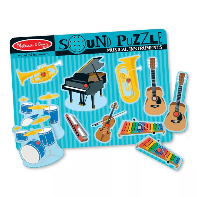 Puzzle con sonido - Instrumentos musicales-0