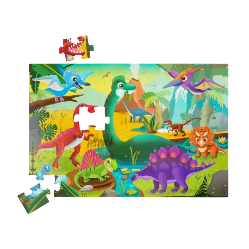 Puzzle de suelo - Dinosaurio-1
