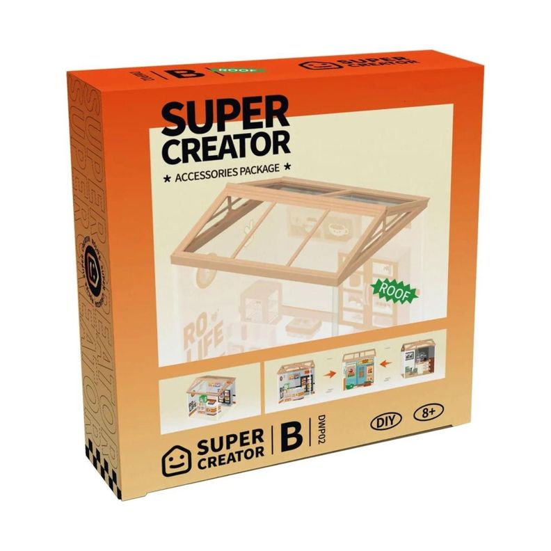 Kit De Techo Transparente Para Todas las Miniaturas Cafe 21