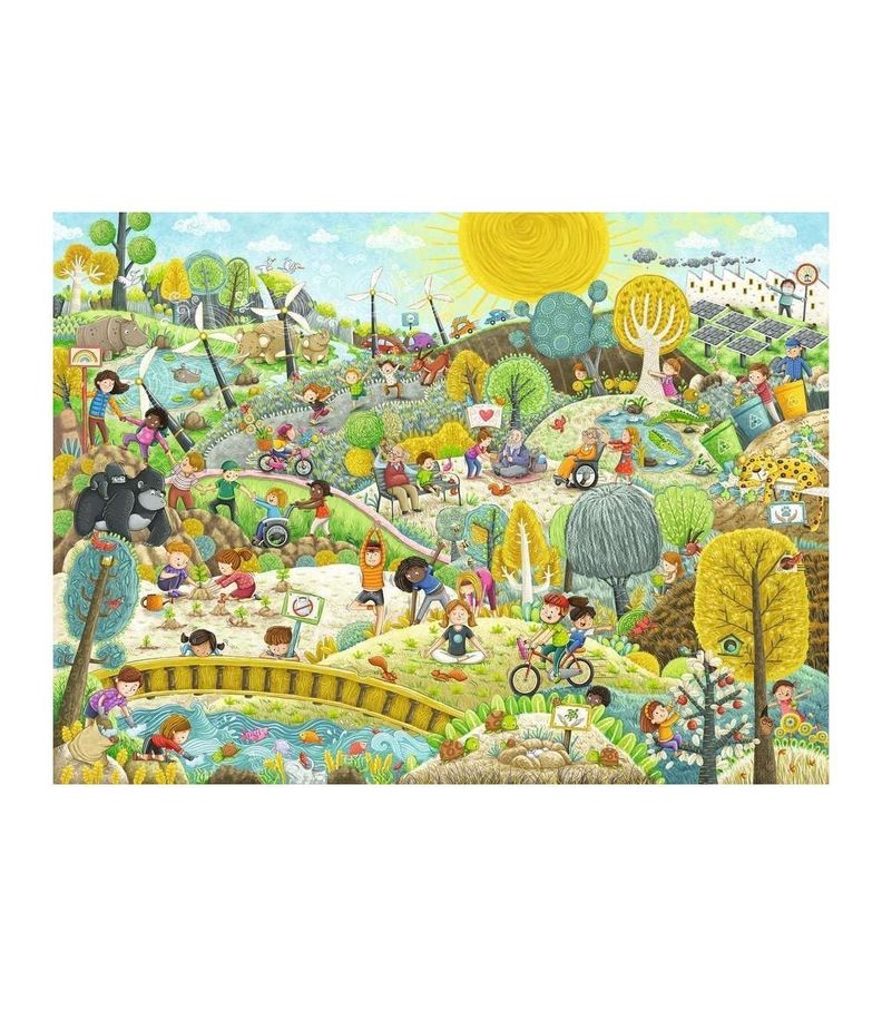Puzzle ¡Protegemos nuestra Tierra! 200p-1