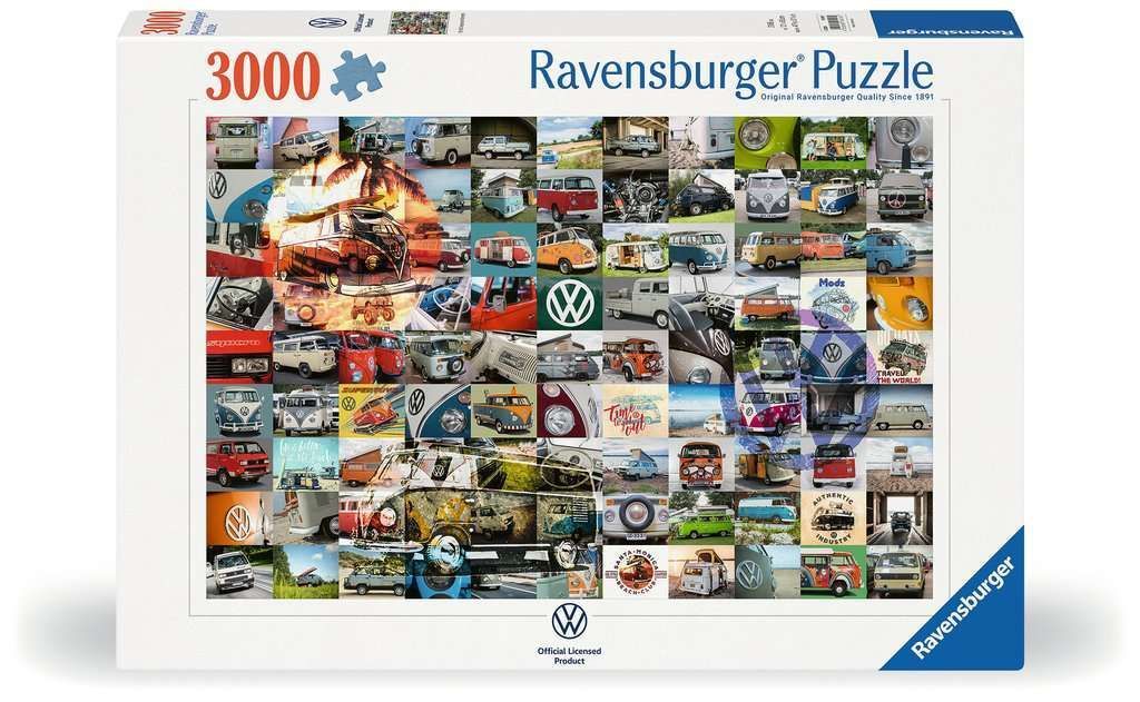 Puzzle 99 Volkswagen Van - 3000 piezas-0