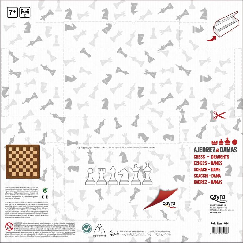 Tablero Ajedrez-Damas-2