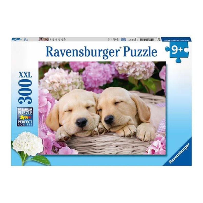 Puzzle XXL Canasto con perritos - 300 piezas-0