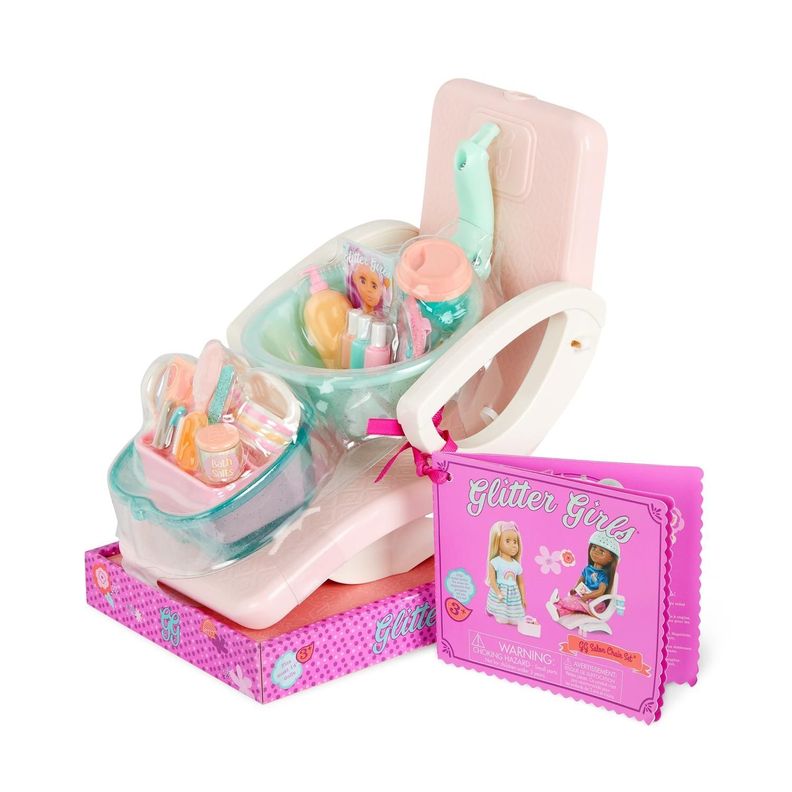 Set sillon de peluqueria Rosado 40