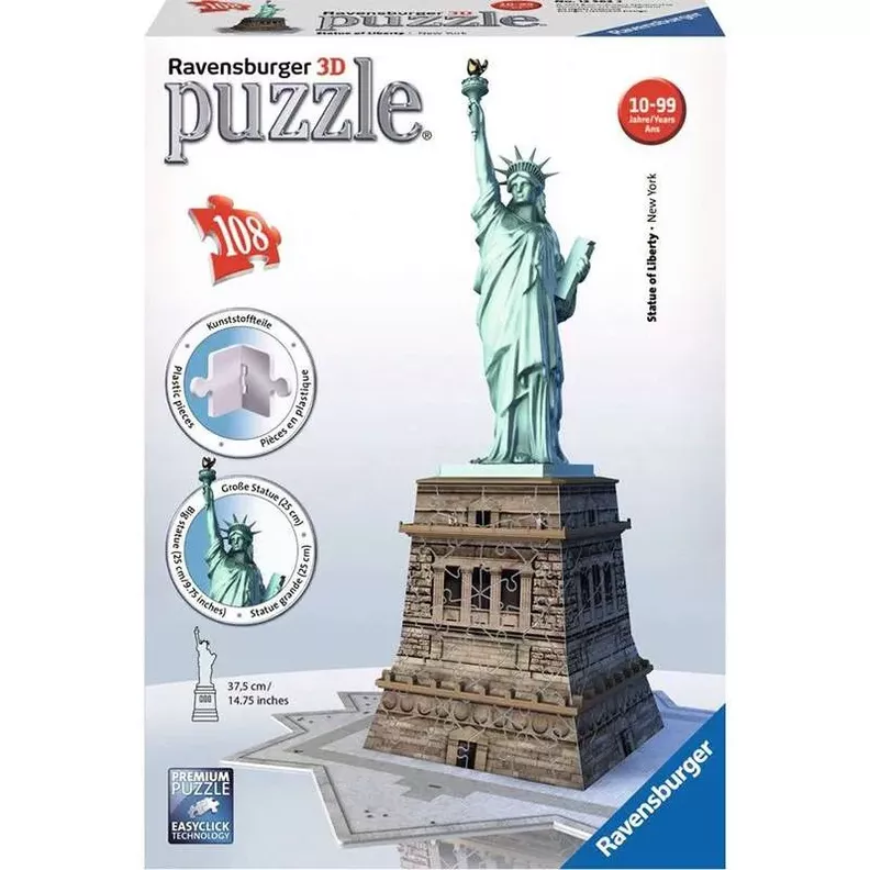 Puzzle 3D Estatua de la libertad-0
