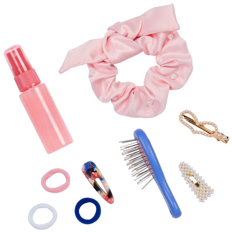 Set de accesorios perlas Rosado 20