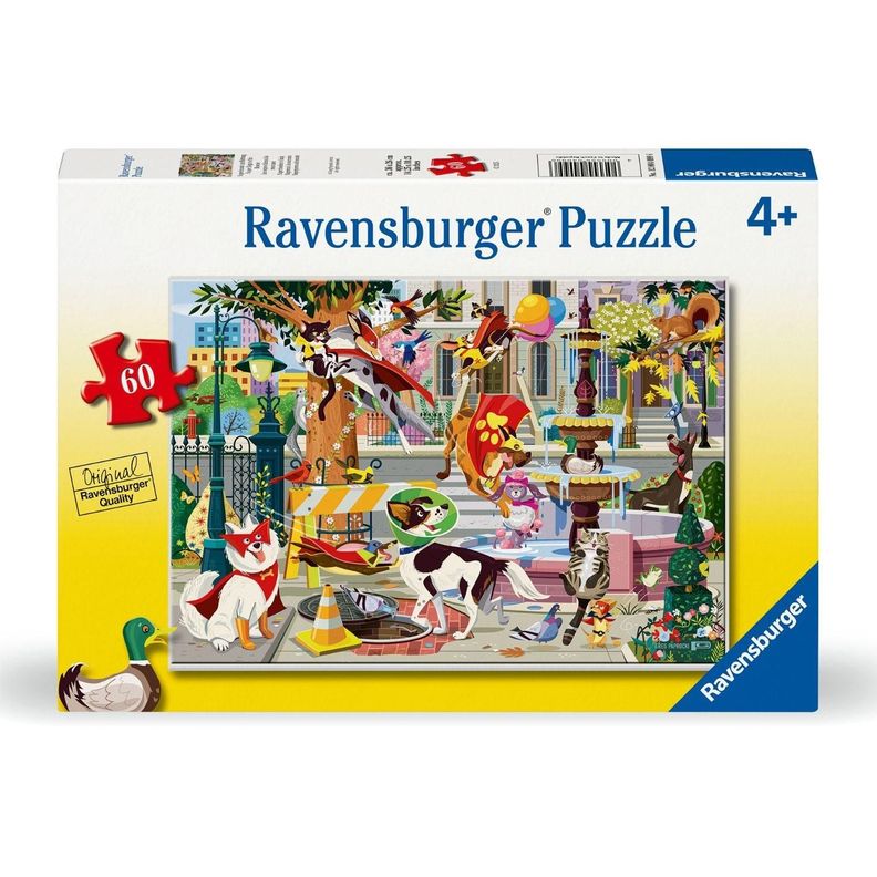 Puzzle 60 Piezas Mascotas Superhéroes