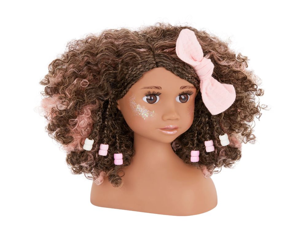 Muñeca busto para peinar-3
