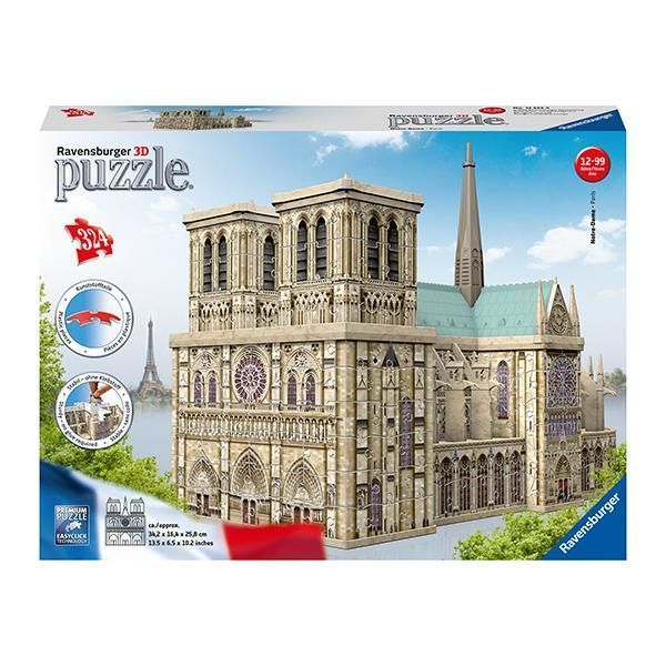 Puzzle 3D Notre Dame-1