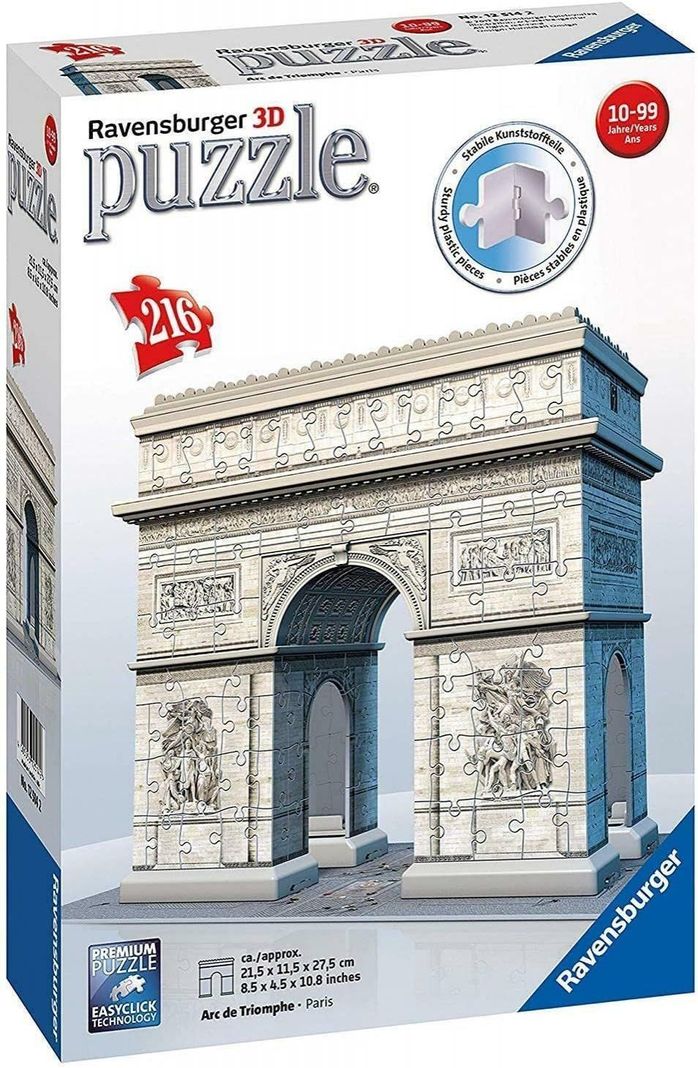 Puzzle 3D Arco del triunfo-0