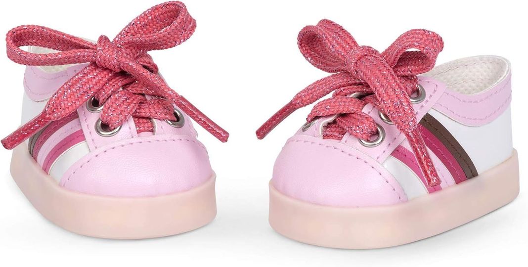 Zapatillas con luces rosado y blanco-0
