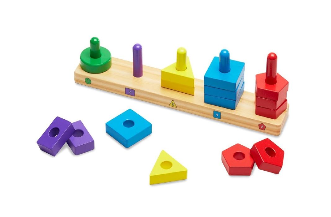 Figuras y formas de madera - 15 piezas-1