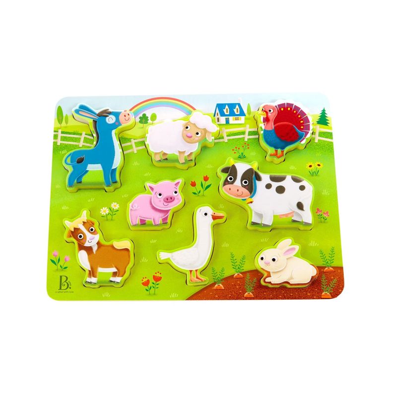 Puzzle de madera - granja-1