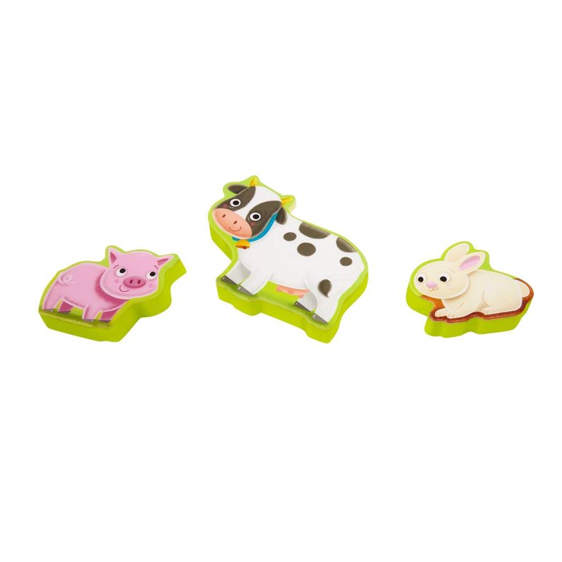 Puzzle de madera - granja-2