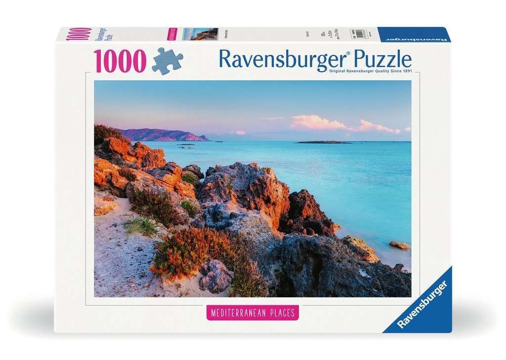 Puzzle Grecia mediterránea - 1000 piezas-0